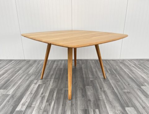 vintage Ercol dining table in elm and beech