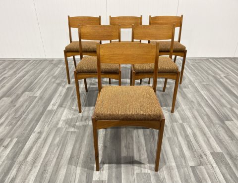6 mid century dining chairs by herbert gibbs