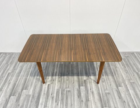 compact extending mid century dining table