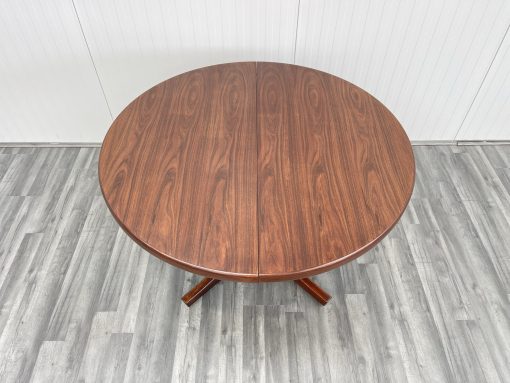 danish mid century rosewood extending dining table