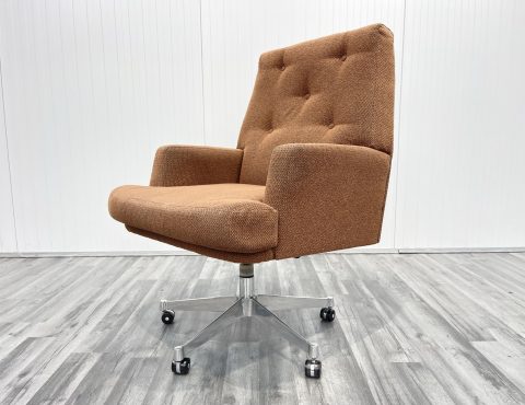 roneo vickers mid century tilt and swivel chair