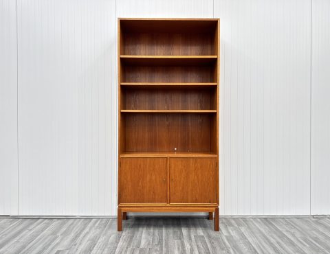 vintage teak bookcase